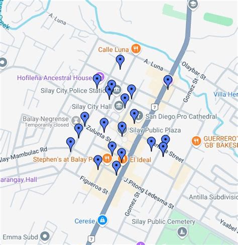 google map silay city